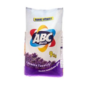   ABC Çamaşır Deterjanı Lavanta 9 kg – Çamaşırlarda Güçlü Sonuç, Pratik Kullanım
