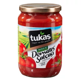   Tukaş Tomatenmark 700 g – Tomatenmark für Soßen, Eintöpfe & Hausmannskost