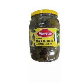   Sera eingelegte Weinblätter 480 g – Eingelegte Weinblätter für Sarma & gefüllte Rezepte