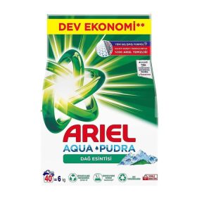   Ariel Toz Çamaşır Deterjanı 6 kg – Güçlü Leke Çıkarıcı, Derinlemesine Temizlik