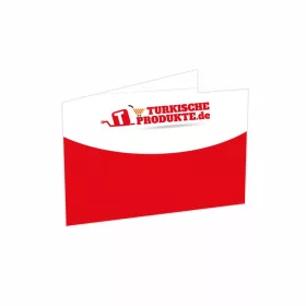   Katlanır kartvizitler yatay 4/4 renkli (her iki tarafı da baskılı)