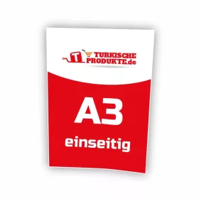   Broşür DIN A3 (29,7 cm x 42,0 cm), bir tarafı baskılı, 135 gr