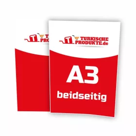   Broşür DIN A3 (29,7 cm x 42,0 cm), bir tarafı baskılı, 115 gr