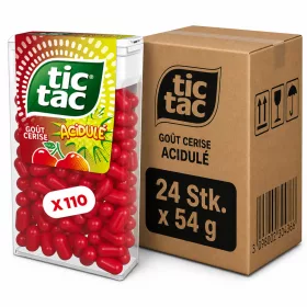 Tic Tac Goût Cerise Acidulé (24 Adet x 54 g)