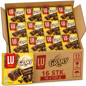    LU Grany Chocolate 5 Cereals Bars (16 Pcs Carton, 16 x 125 g)