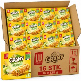  LU Grany Apple Cereal Bars (16 Pcs Carton, 16 x 125 g)