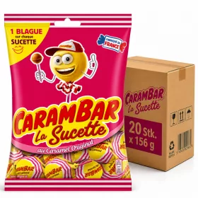   Carambar La Sucette Karamel Aromalı Lolipop (20 Adet x 156 g)