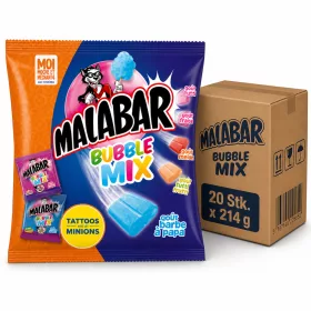 Malabar Bubble Mix Kaugummi Sortiment (20 Stk. x 214 g)