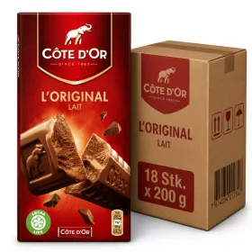 Côte d’Or L’Original Lait Schokolade (18 Stk. x 200 g)