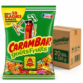   Carambar Gouts Fruits Karışık Meyve Şekerleme (20 Adet x 320 g)