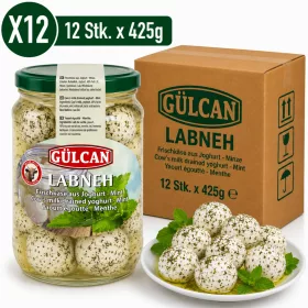 Gülcan Labneh with Mint – 12 Pcs x 425 g