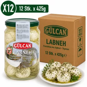 Gülcan Labneh with Thyme – 12 Pcs x 425 g