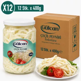 Gülcan String Cheese – 12 Pcs x 400 g
