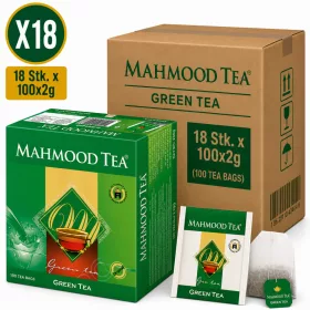 Mahmood Tea Green Tea – 18 pcs x 100 Tea Bags (100 × 2 g)