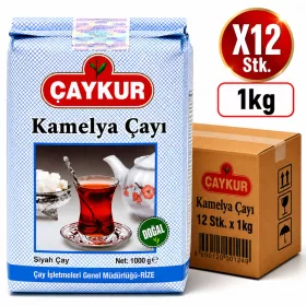 Çaykur Kamelya Black Tea – 12 Packs x 1 kg