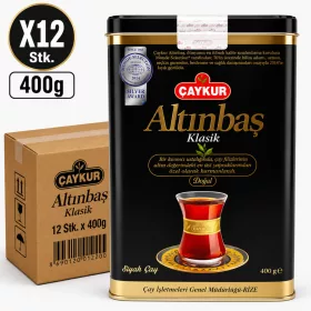 Çaykur Altınbaş Classic Black Tea – 12 Packs x 400 g