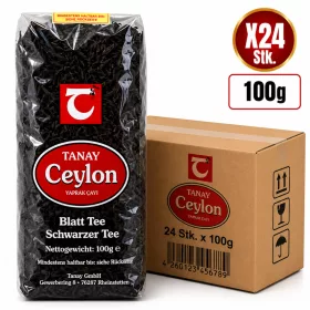 Tanay Ceylon Black Leaf Tea – 24 pcs x 100 g