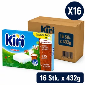 Kiri Cream Cheese with Cream Gastro Pack – 16 Pcs x 432 g