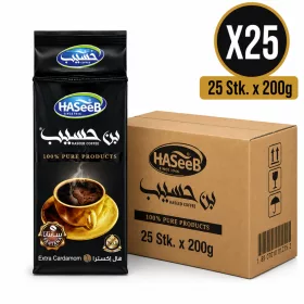 Haseeb Coffee Extra Cardamom – 25 Packs x 200 g