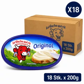   La Vache quirit Original Spreadable Cheese – 18 Pcs x 200 g