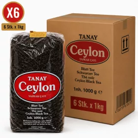 Tanay Ceylon Loose Leaf Black Tea – 6 Pcs x 1 kg