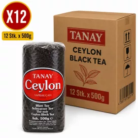 Tanay Ceylon Black Leaf Tea – 12 pcs x 500 g
