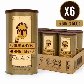 Kurukahveci Mehmet Efendi Turkish Coffee – 6 Pcs x 500 g
