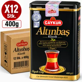 Çaykur Altınbaş Classic Black Tea – 12 Packs x 400 g