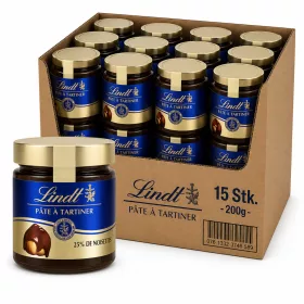 Lindt Haselnuss Schokoladenaufstrich (15 Stk. x 200g)