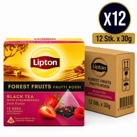 Lipton Forest Fruits Black Tea – 12 pcs x 30 g