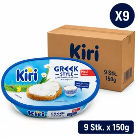 Kiri Greek Style Cream Cheese – 9 Pcs x 150 g
