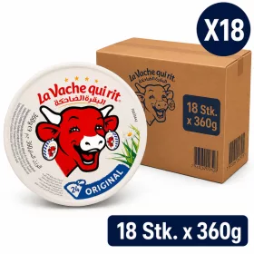   La Vache quirit Portioned Processed Cheese – 18 Pcs x 360 g