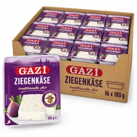 Gazi Ziegenkäse Traditionelle Art – 16 Stk. x 150 g