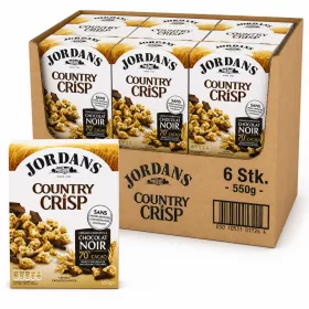   Jordans Country Crisp Zartbitter-Schokolade Müsli (6 Stk. x 550g)