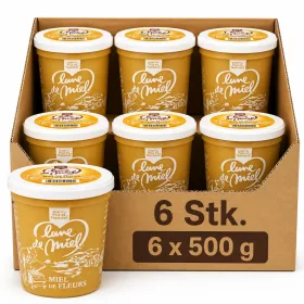  Lune de Miel Flower Honey (6 Pcs Carton, 6 x 500 g)