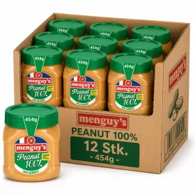  Menguy’s Peanut 100% Erdnussbutter (12 Stk. x 454 g)