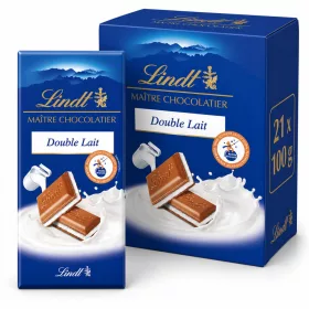 Lindt Double Milk Chocolate (21 pcs x 100 g)
