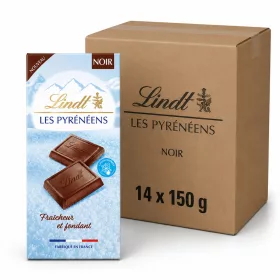 Lindt Les Pyrénéens Dark Chocolate (15 pcs x 150 g)