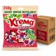 Krema Kırmızı Meyve Aromalı Yumuşak Şekerleme (18 Adet x 240 g)