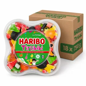 Haribo Tirlibibi Fruit Gummy Mix Box (18 pcs x 750 g)