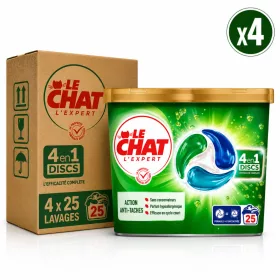   Le Chat L’Expert 4in1 Discs Laundry Capsules (4 pcs x 25 Washes)