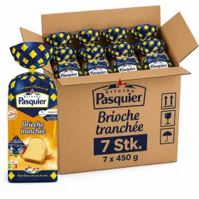  Pasquier Sliced Brioche Bread (7 Pcs Carton, 7 x 450 g)