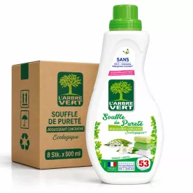   L'Arbre Vert Pure Breeze Concentrated Fabric Softener (8 pcs x 800 ml)