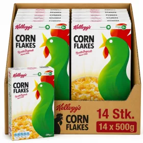    Kellogg’s Cornflakes Orijinal Mısır Gevreği (14 Adet x 500 g)