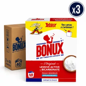   Bonux L’Original Laundry Powder with Bicarbonate (3 pcs x 40 Washes)