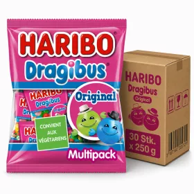   Haribo Dragibus Original Multipack Fruchtgummi (30 Stk. x 250 g)