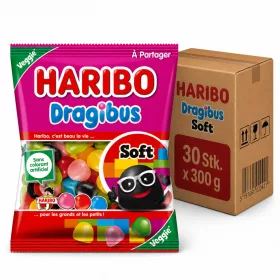 Haribo Dragibus Soft Meyve Şekeri (30 Adet x 300 g)