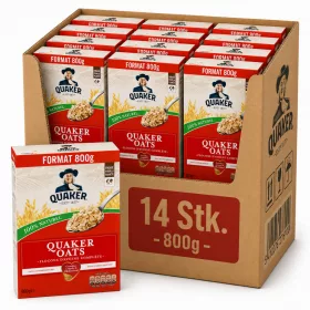  Quaker Haferflocken Natur (14 Stk. x 800 g)