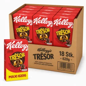   Kellogg’s Trésor Knusperkissen mit Schoko-Haselnussfüllung (18 Stk. x 620 g)