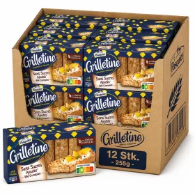    Pasquier Grilletine Vollkorn Knusperbrot Ohne Zuckerzusatz (12 Stk. x 255 g)